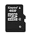 Kingston Digital 4GB microSDHC Class 4 Flash Memory Card SDC4/4GBSP