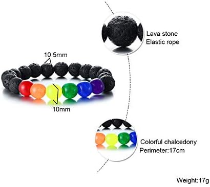 Rockyu ジュエリー ブランド 人気 ブレスレット メンズ レディース 男女兼用 めのう マルチカラー マナ 数珠 ブレスレット メンズ レディース 男女兼用 セレブ ホワイトデー ギフト B07rd8pssc 553円 人気海外一番 100 品質保証 全品送料無料 即日出荷 Sale開催中
