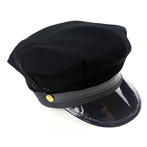Black Chauffeur Limo Driver Costume Hat