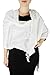 Elegant Soft Luxurious Pashmina Cashmere Wrap shawl stole From Peach Couture (Off White)