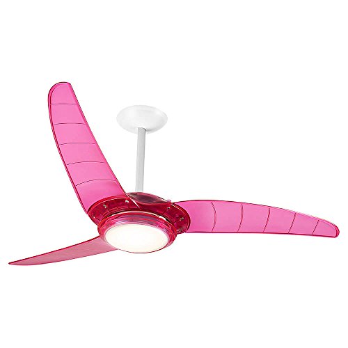 Ventilador de Teto Spirit 303 Rosa Neon 220V