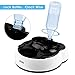 Pedy Automatic Cat Feeder 2 in 1, Dog Auto Feeder Pet Food Dispenser with Voice Recording and Timer Programmable Up to 4 Meal Trays for Dry and Wet Food