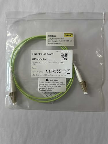 10Gtek Fiber Patch Cable - LC to LC OM5