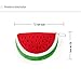 E-Goal Cute Soft Plush Red Watermelon Pencil Holder Cosmetic Makeup Pouch Coin Bag-5 Pcs
