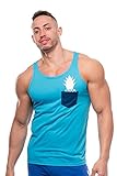 JJ Malibu Men's Short Sleeve Pocket Tank Top