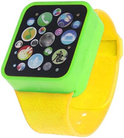 Child Kids Toy Intelligence Educational Developmental Smart Wrist Watch Learning Touching Screen Games (YELLOW)