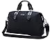 Ulgoo Travel Duffel Tote Bag Waterproof Weekend Overnight Gym Totes in Trolley Handle (Black)