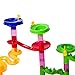 Super Tower Set Marble Run - Junior Set - STEM Toy - An Educational Building Block Set with 105 Pieces Including Translucent Tubes with 30 Glass Marbles
