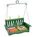 Belle Fleur Porch Swing Squirrel Feeder, Green, 3 Corn Cob Capacity