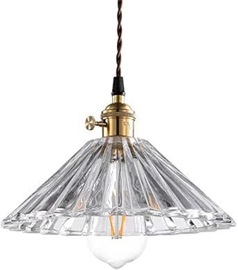 Estilo Pastoral Retro Lámpara de cobre Dormitorio Bahía Ventana