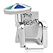 Charmed Craft The Beach Charms Chair Charms Summer Holiday Beads for Bracelets (color 3)