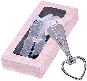 100pcs Love Heart Bottle Opener For Wedding Party Favor