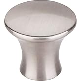Top Knobs TK591BSN Mercer Collection 1-1/8" Oculus Round Medium Knob, Brushed Satin Nickel