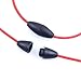 Safety Breakaway Pop Barrel Connectors for Ribbon Lanyards Black 25pairs