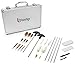 Bastex 28 Piece Universal Best Gun Cleaning Kit for Rifles, Pistols, Handguns, and Shotguns Cleaning Brushes and Mops for Nearly all Barrel Sizes.