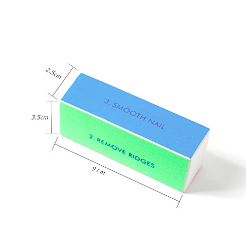 YIMART 5Pcs/set Nail Art Buffer Block Nail File For Nail Polish UV Gel Manicure Pedicure Buffing Sanding Polish (Flower) - Thumbnail 5
