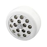 DuaFire Super Bright 15 LED Wireless Auto PIR Sensitive Motion Sensor Activated Light - White
