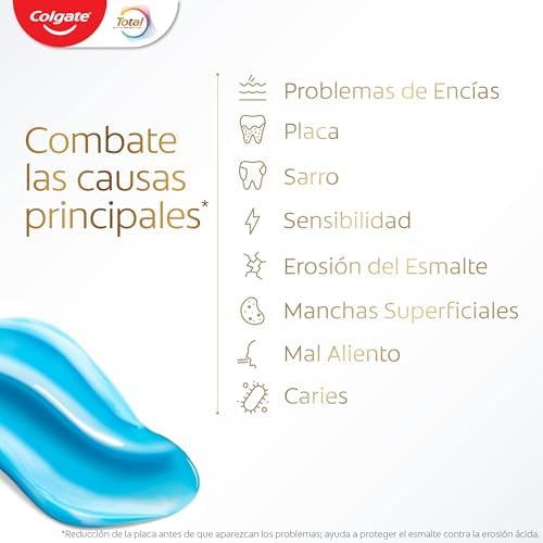 Pasta de Dentes Branqueadora Total Active Prevention 75ml | Combate as causas profundas dos problemas de saúde oral | Proteção Antibacteriana 24 horas| Tecnologia patenteada.