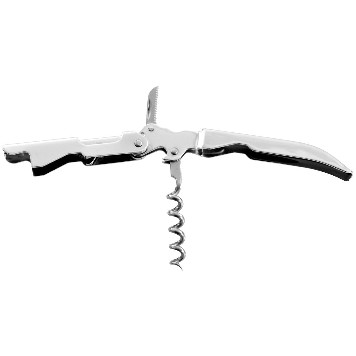 FMprofessional Waiter's Corkscrew, Stainless Steel, 50 x 50 x 20 cm, Stainless Steel, silber, 50 x 50 x 20 cm