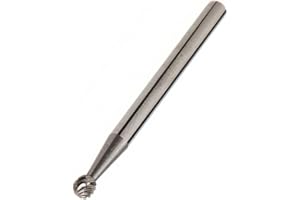 Forney 60135 Tungsten Carbide Burr with 1/8-Inch Shank, Ball Shaped, 1/8-Inch