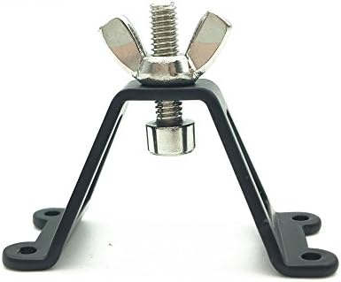 RC car Steel Spare Tire Rack for 1/10 Axial SCX10 TAMIYA RC Rock Crawler Body (Black 1Pcs)