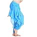 MUNAFIE Belly Dance Harem Pants Tribal Arabic Halloween Pants with Gold Trim US0-14