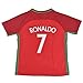 2016 Cristiano Ronaldo Home Portugal Football Soccer Kids Jersey & Short (6-7 YEARS)