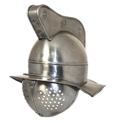 Antique Replica Full-Size Roman Gladiator Fighter Visor Helmet