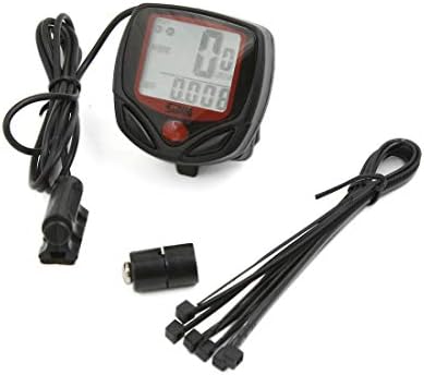 FidgetFidget Bicycle Cycling Computer LCD Odometer Speedometer Stopwatch Speed Meter