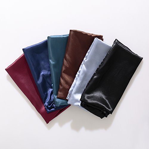 Evolive Silky Satin Body Pillow Cover Case Hidden Zipper Closure