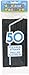 Unique Industries Black Flexible Party Straws, 1 Pack, 8