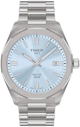 Amazon.com: Tissot PRC 100 Solar, Black PVD Dial, 39mm Watch for