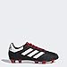 adidas Unisex-Kid's Goletto VI Firm Ground Football Shoe, Black/White/Scarlet, 4.5 M US Big Kid