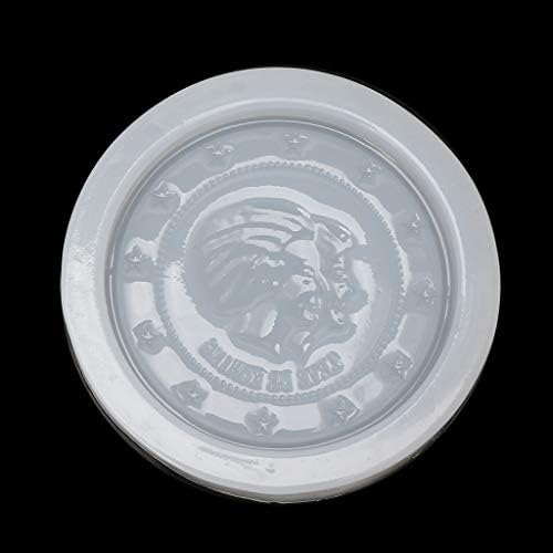 SQLang Small Goldfish Bowknot Head Coin Liquid Silicone Mold DIY Resin Jewelry Making # 3