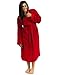 TowelSelections Women’s Kimono Robe, 100% Cotton Terry Cloth Bathrobe, Spa Bath Robes for Women Medium/Large Red