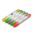 niceeshop(TM) 5 Pcs Acetone Nail Art Polish Corrector Remover Pen with 15 Changeable Tips,Random Color