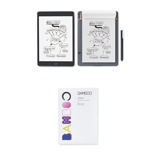 Wacom Bamboo Slate Smartpad, Small  & A5 Notepad Paper