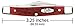 Case Medium Dark Red Bone Stockman Pocket Knife