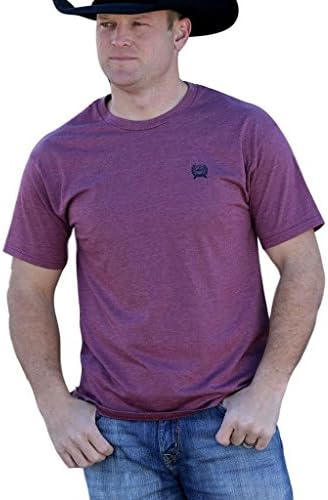 Cinch Apparel Mens WSL T Shirt S Burgundy