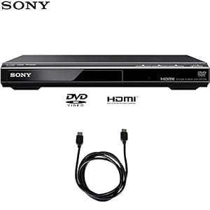 Image of Sony DVPSR510H DVD Player with 6ft High Speed HDMI Cable (Renewed)