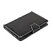 7 inch Tablet Protective Case, Stand Holder,Portable Foldable and Solid Stand Case Compatible with All Universal 7 inch 16:9 Tablets PC(Black)