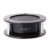 Holaca Stable Acylic Speaker Stand Guard Holder Wall Mount for Amazon Echo Dot 2nd Generation (Clear Black)