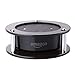 Acylic Echo Dot Speaker Stand Guard Holder Wall Mount for Echo Dot 2nd Generation by HOLACA (Clear Black)