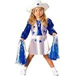 Halloween Costume Dallas Cheerleader Toddler Girl 2T 4T