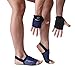 YogaPaws Travel Yoga Mat (SkinThin - Fullset) Yoga Gloves and Socks - Non Slip Fitness and Yoga Accessories for Women and Men (Midnight Blue, Size #2)