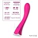 ROWAWA G-spot Vibrator Waterproof Rabbit Vibrator Rechargebale Clitoris Stimulation Best Toy for Women Powerful Wand Massager Pink