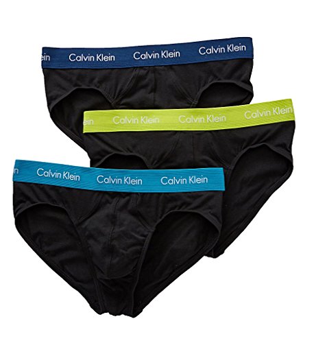 Calvin Klein Cotton Stretch Hip Brief - 3 Pack (NU2661) L/Black/Airforce/Rebel
