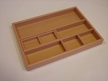 Osco Beech Wooden Desk Drawer Pen Tray Tidy Storage Unit Amazon