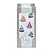 lulujo Baby 100% Cotton Muslin Swaddle Blanket, 47 x 47-Inches, Sailboat