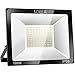 SOLLA 100W LED Flood Light Outdoor, 550W Equivalent, 8000LM Super Bright Outdoor Security Lights, 3000K Warm White, IP66 Waterproof, Exterior Floodlight for Garage, Garden, Stadium, Arena and Yard